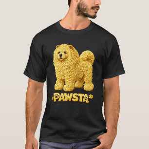 Chow Chow Spaghetti Noodle Italian Food Puppy Love T-Shirt