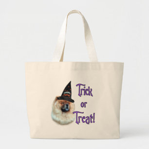 Chow Chow Trick Large Tote Bag
