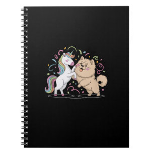 Chow Chow With A Unicorn Chow Chows Dog Tank Top Notebook