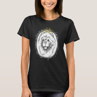 Chow Chow with Crown T-Shirt