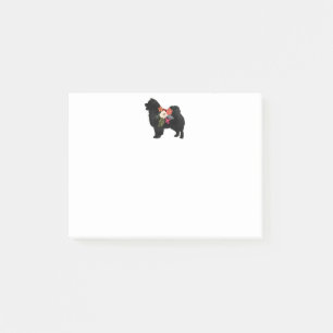 Chow Dog Breed Boho Floral Silhouette Post-it Notes