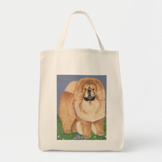 Chow grocery tote bag (Front)