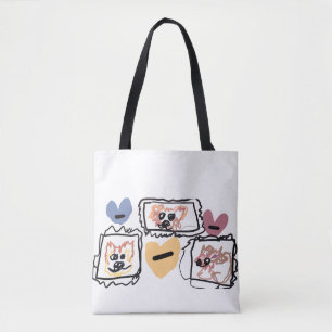 Chow Hearts Tote Bag