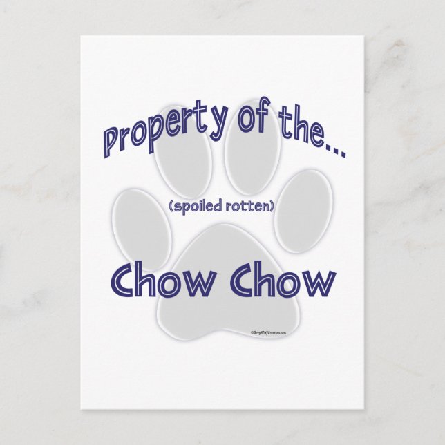 Chow Property Postcard (Front)