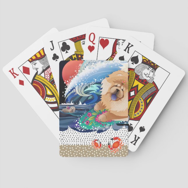 CHOWABUNGA - Chow  - Playing Cards (Back)