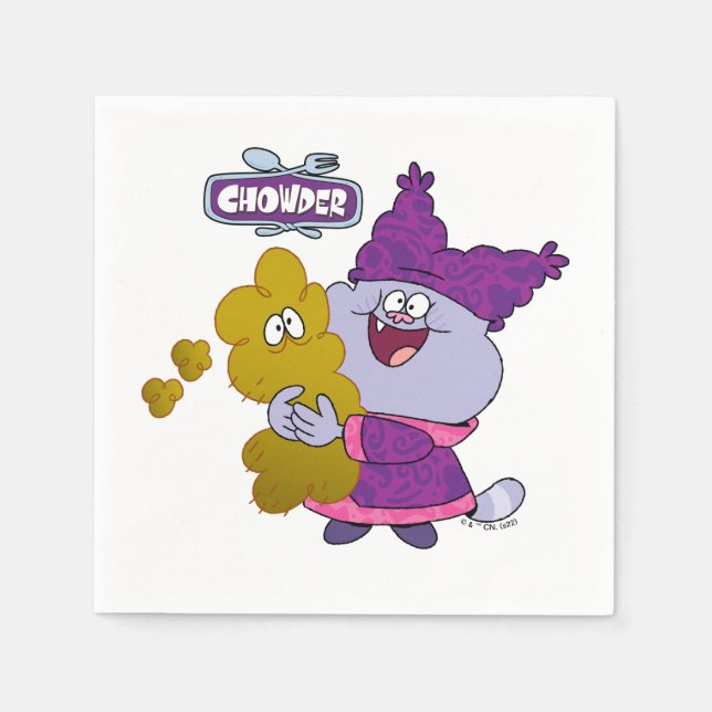 Chowder and Kimchi Napkin (Front)