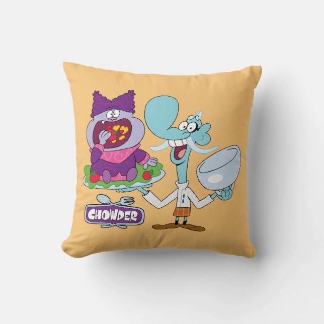 Chowder and Mung Daal Cushion (Front)