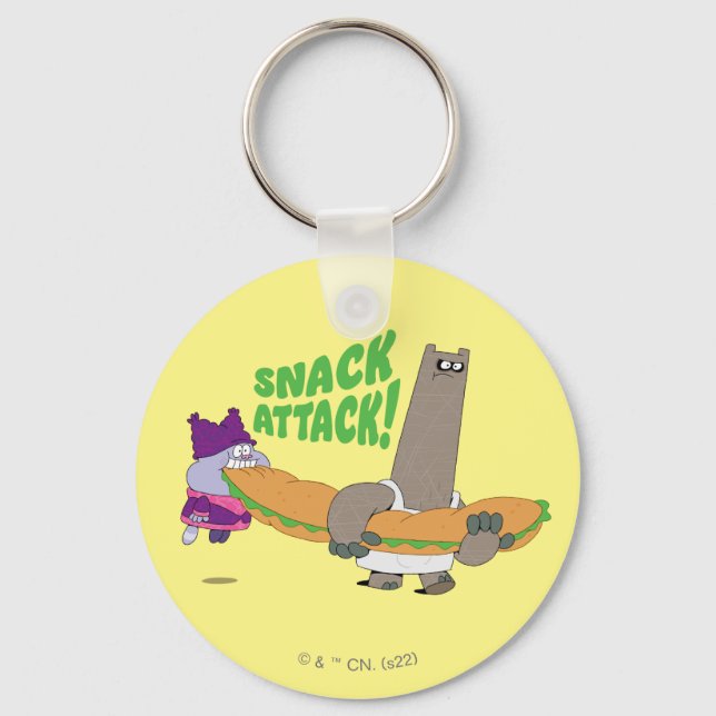 Chowder and Shnitzel Key Ring (Front)