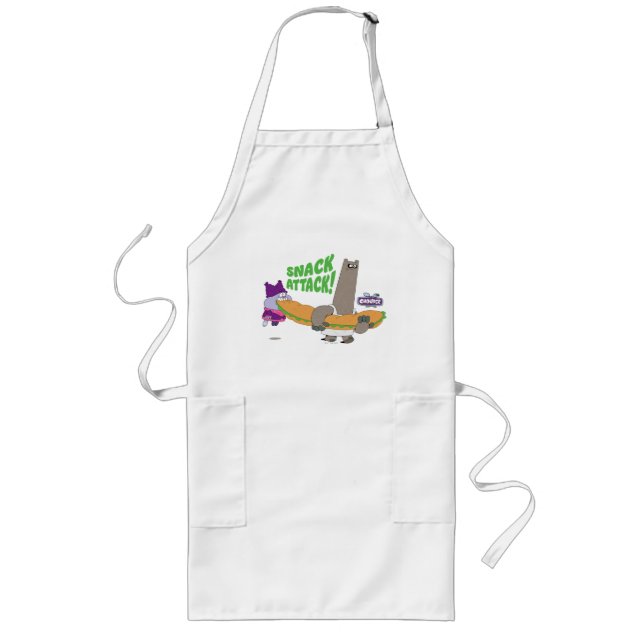 Chowder and Shnitzel Long Apron (Front)