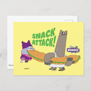 Chowder and Shnitzel Postcard