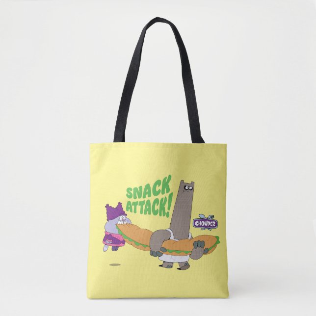 Chowder and Shnitzel Tote Bag (Front)