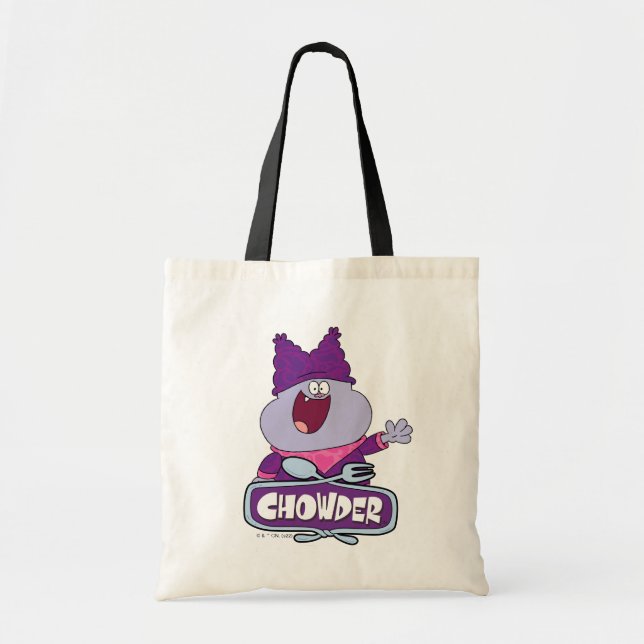 Chowder Waving Tote Bag (Front)
