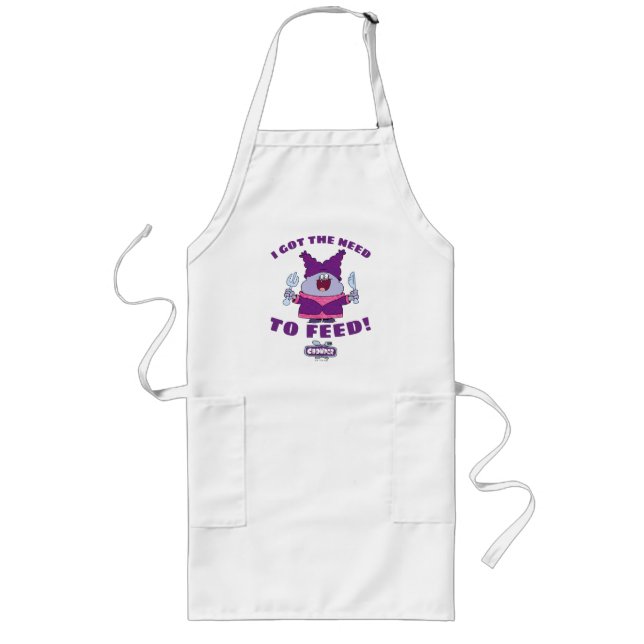 Chowder With Fork and Knife Long Apron (Front)