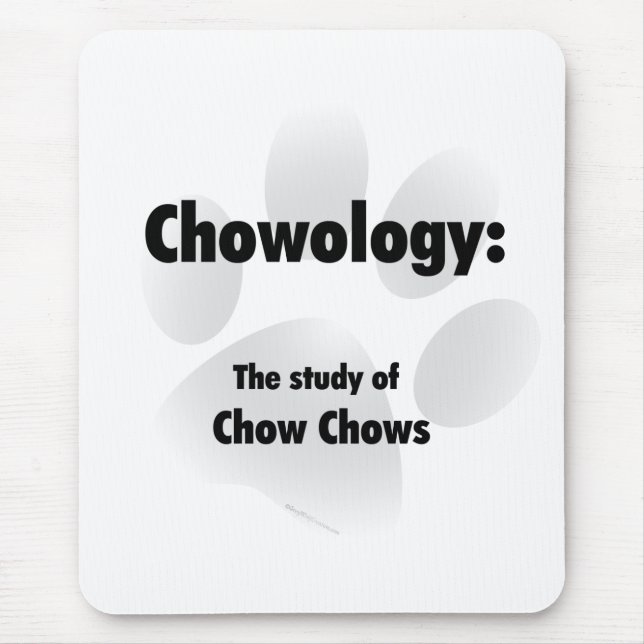 Chowology Mouse Mat (Front)