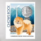 CHOWS ROCK CANADIAN NATIONAL 2024 poster