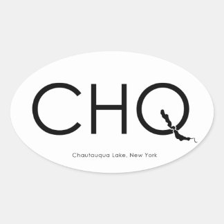 CHQ Oval Sticker