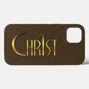 Chr1st - Brown Background iPhone 13 Case