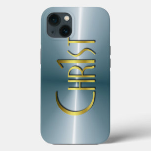 Chr1st - Dark Brushed Metal iPhone 13 Case