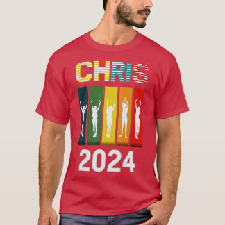 Chris 2024 Chris Personalised First Name For Men 2 T-Shirt