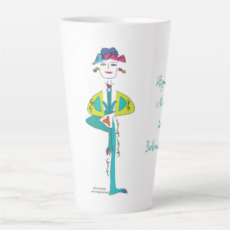 'Chris' - Alignment is Key Yoga Latte Mug
