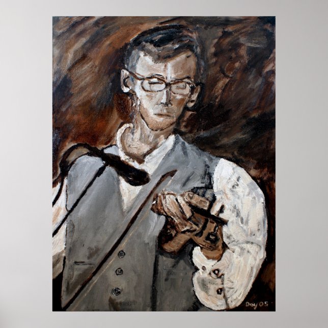 Chris Bayer, Fiddle Player Poster (Front)