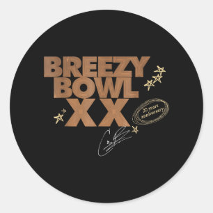 Chris Breezy Xx 2025 Classic Round Sticker