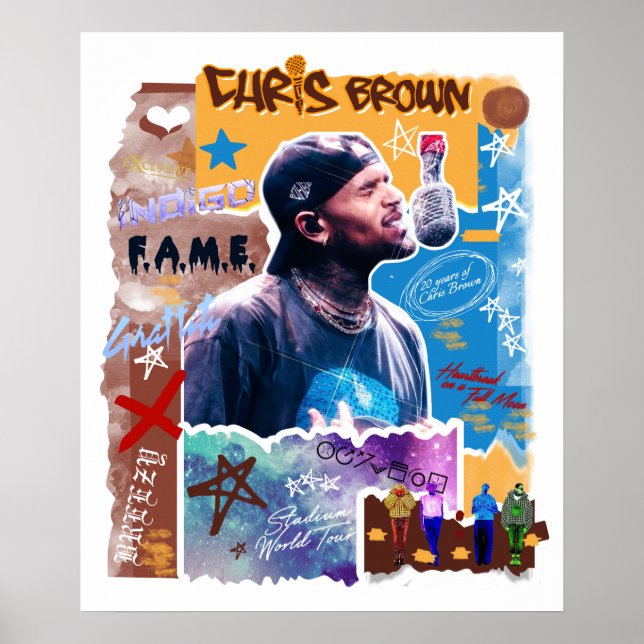 Chris Brow Poster (Front)