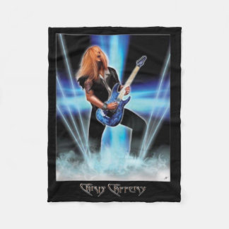 Chris Caffery Blue Art Fleece Blanket