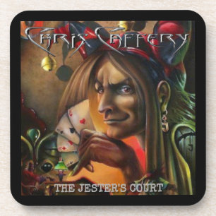 Chris Caffery - The Jester's Court Plastic Coaster