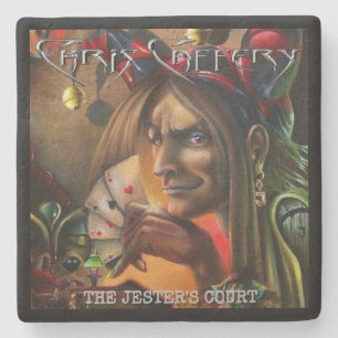Chris Caffery - The Jester's Court Stone Coaster