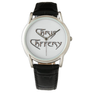 Chris Caffery Watch (white 2 lines)