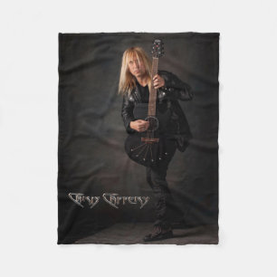 Chris Caffery with Babicz Guitar Fleece Blanket
