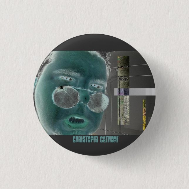 Chris Cathode circular button - Customised (Front)
