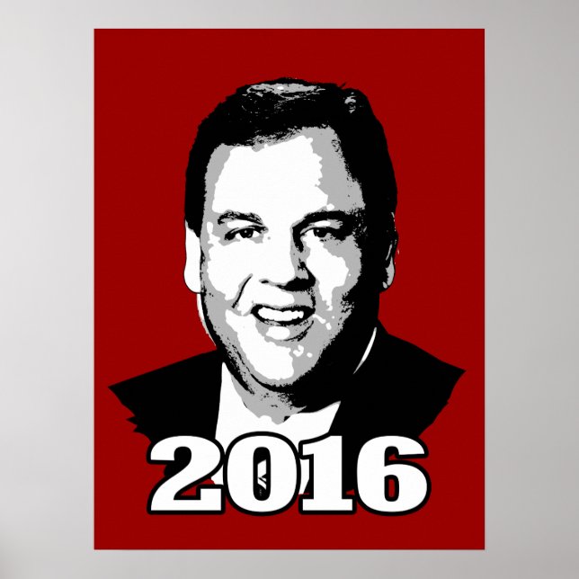 CHRIS CHRISTIE 2016 CANDIDATE POSTER (Front)