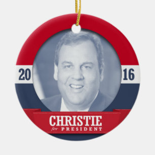 CHRIS CHRISTIE 2016 CERAMIC TREE DECORATION