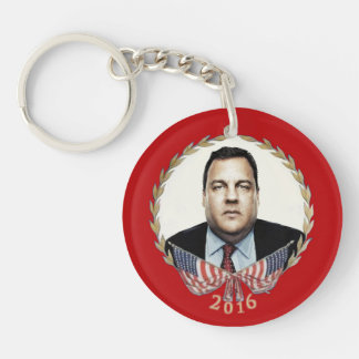 Chris Christie for President in 2016 Key Ring
