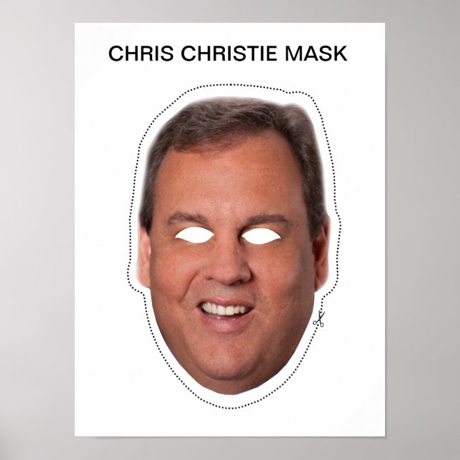 Chris Christie Mask Poster (Front)