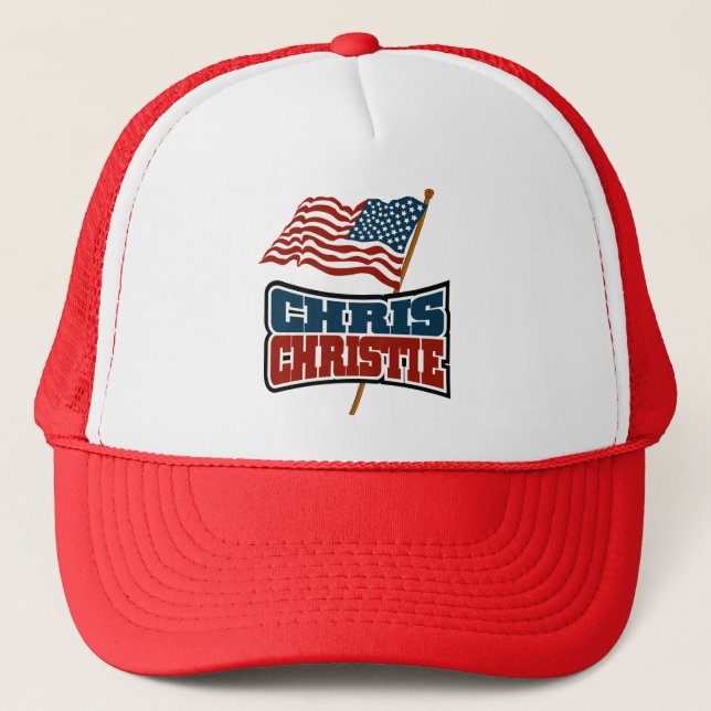 Chris Christie Proud American Trucker Hat (Front)
