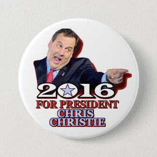 Chris Christie Republican for President 7.5 Cm Round Badge