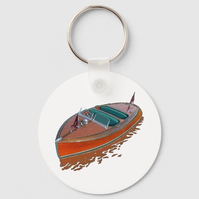 Chris-Craft Barrel Back Key Ring (Front)