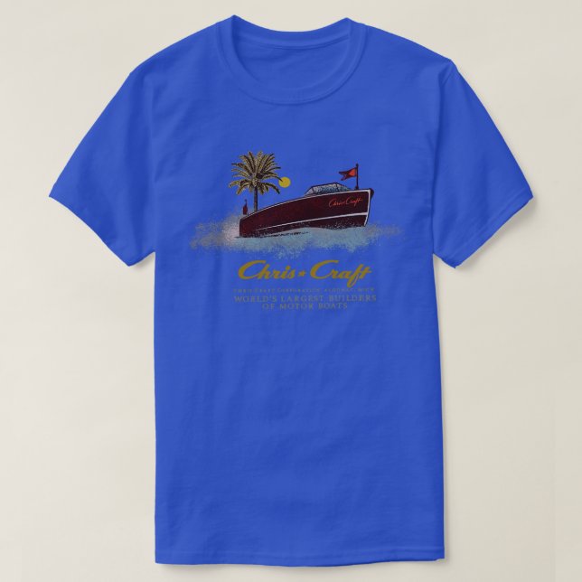 Chris Craft vintage boats T-Shirt (Design Front)