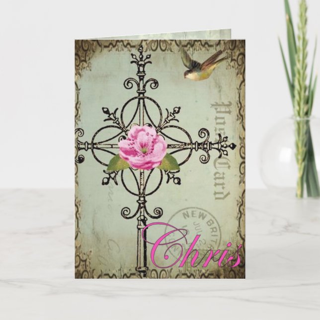 chris cross note card (Front)