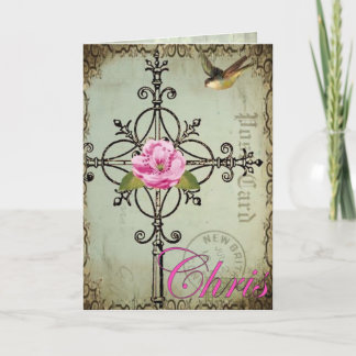 chris cross note card