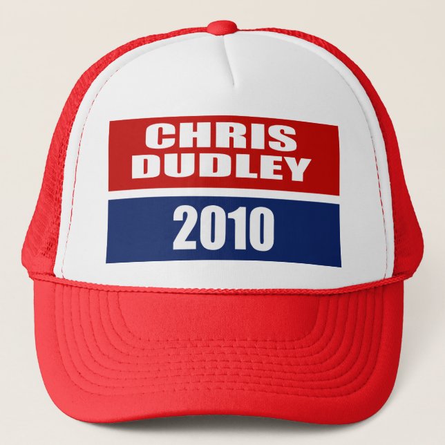 CHRIS DUDLEY FOR GOVERNOR TRUCKER HAT (Front)