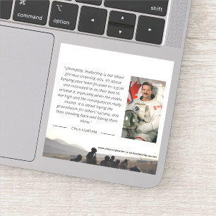 Chris Hadfield Leadership Sticker