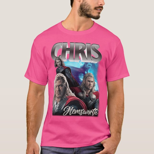Chris Hemsworth Vintage Style T-Shirt (Front)
