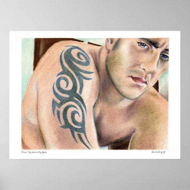 "Chris" My Face on My Space series Poster (Front)