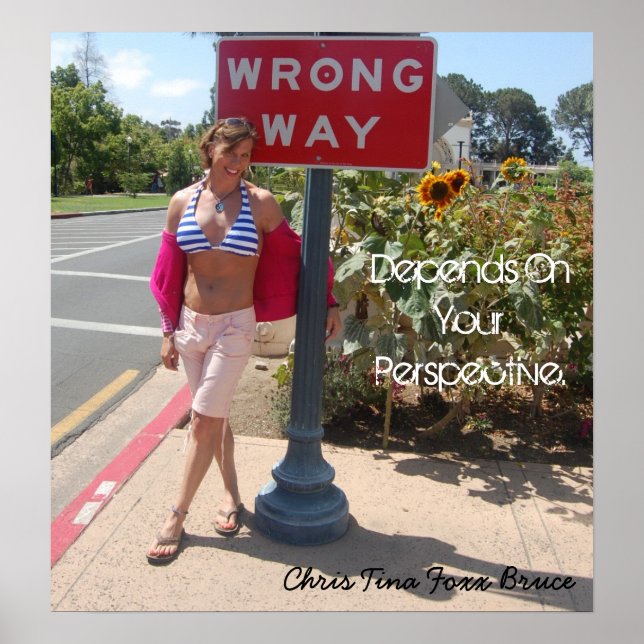 Chris Tina Foxx Bruce Depends On Your Perspective Poster (Front)