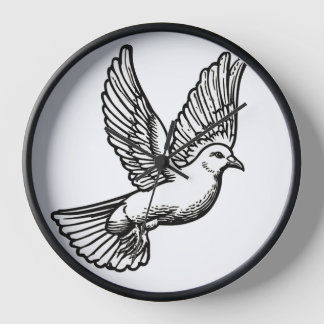 Chrisitan Dove Wall Clock