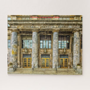 Chrismas Greetings Alaska Juneau Jigsaw Puzzle